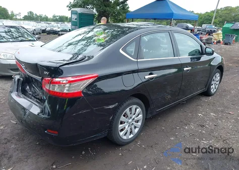 2013 Nissan Sentra Sv из США, поврежденный, VIN 1N4AB7AP3DN902689